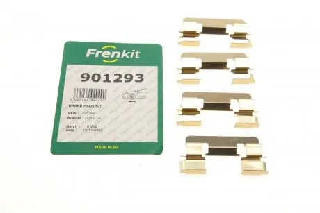 901293 Планка супорта (переднього) прижимна (к-кт) Toyota Corolla 00-08 (Lucas) FRENKIT підбір по vin на Brocar