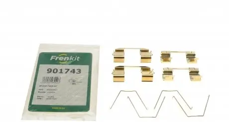 901743 Планка суппорта (переднего) прижимная (к-кт) Honda CR-V 01-07 (Akebono) FRENKIT подбор по vin на Brocar