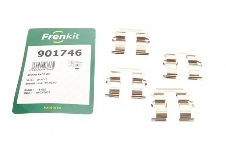 901746 Планка супорта (заднього) прижимна (к-кт) Hyundai i10/Kia Picanto 04-17 FRENKIT підбір по vin на Brocar