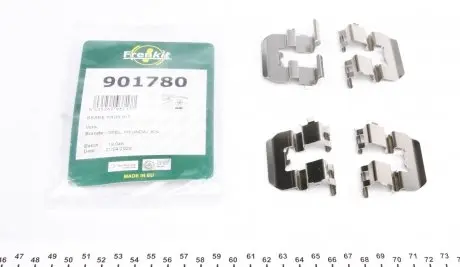 901780 Планка суппорта (заднего) прижимная (к-кт) Hyundai i40/Kia Rio III 11- (Akeb) FRENKIT подбор по vin на Brocar