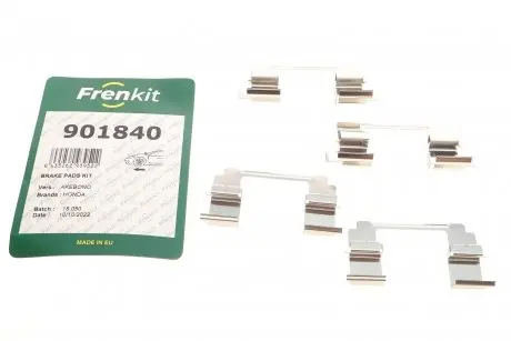 901840 Планка супорта (переднього) прижимна (к-кт) Honda Accord VIII 2.4i 08-15 (Akebono) FRENKIT підбір по vin на Brocar