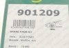 901209 Планка суппорта (переднего) прижимная (к-кт) Mazda 323 94-98/Kia Rio 00-05 (Sumitomo) FRENKIT підбір по vin на Brocar