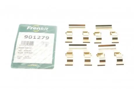 901279 Планка супорта (заднього) прижимна (к-кт) Mitsubishi Galant 98-04 (Akebono) FRENKIT підбір по vin на Brocar