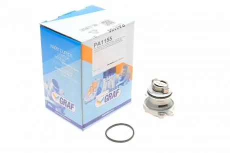 PA1155 Помпа води Fiat Panda/500/500С/Punto/Lancia Ypsilon 0.9 12- (B/B) (6 лоп) GRAF підбір по vin на Brocar