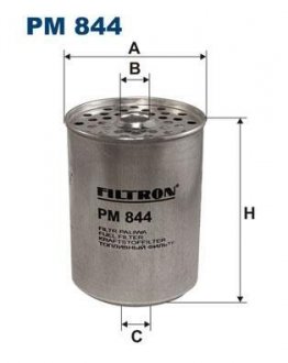 PM844 Фільтр паливний в зборі FILTRON підбір по vin на Brocar