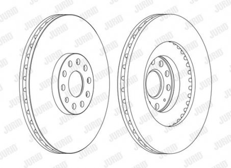 562239JC1 Диск гальмівний !.. JURID підбір по vin на Brocar