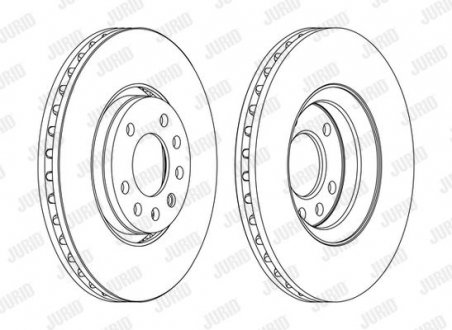 562385JC1 Диск гальмівний !.. JURID підбір по vin на Brocar
