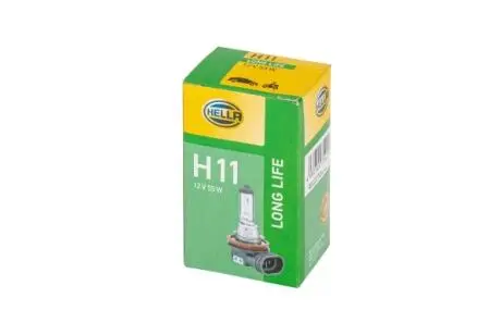 8GH223498351 Лампа розжарювання, H11 12V 55W PGJ19-2, Long Life HELLA підбір по vin на Brocar