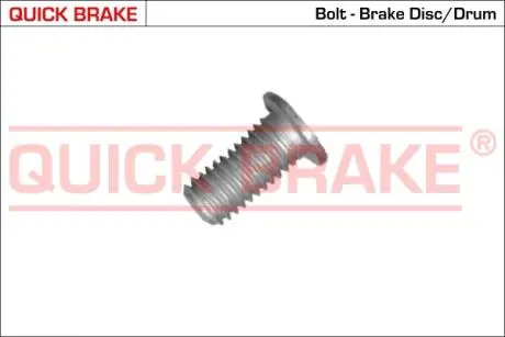 11672 ruba M8x1,25 / 11,8x17,8 TORX 30 QUICK BRAKE підбір по vin на Brocar