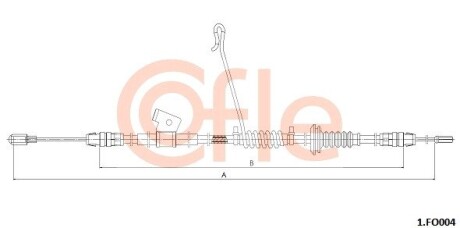 1FO004 Linka ham.r. TRANSIT /L 1545/1328 COFLE підбір по vin на Brocar