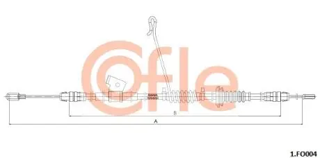 1FO004 Linka ham.r. TRANSIT /L 1545/1328 COFLE підбір по vin на Brocar