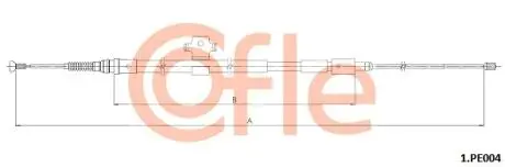 1PE004 Linka ham.r. P308 II /P 2004/1076 COFLE підбір по vin на Brocar