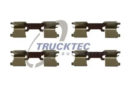 0235292 Планка супорта (переднього) прижимна (к-кт) MB Sprinter/VW Crafter 06- (Brembo) TRUCKTEC підбір по vin на Brocar