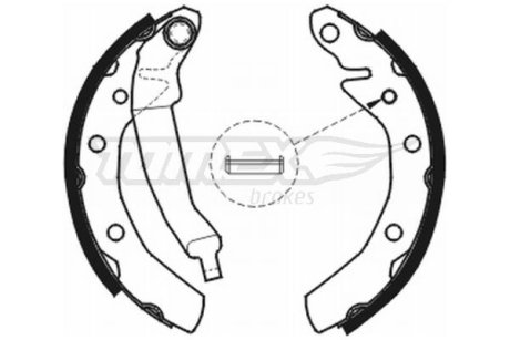 2031 КОЛ. зд.=ТОМ 20-31 / C00007 180х31 / DAEWOO MATIZ 0,8 1,0 05- TOMEX підбір по vin на Brocar