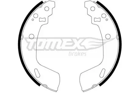 2314 Гальмівна колодка. TOMEX підбір по vin на Brocar