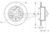 TX7029 TARCZA HAMULC. VW GOLF V 03- TYŁ TOMEX підбір по vin на Brocar