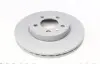 600325920 Диск тормозной (передний) Audi A1/Seat Ibiza/VW Polo 17- (256x22) (с покрытием) (вентилируемый) ZIMMERMANN підбір по vin на Brocar