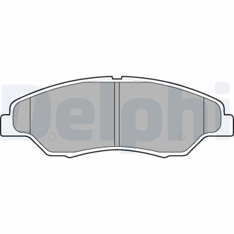 LP1634 Тормозные колодки дисковые KIA Sportage &quot;F &quot;99-04 DELPHI підбір по vin на Brocar