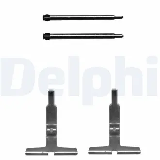 LX0382 Комплектующие, колодки дискового тормоза DELPHI підбір по vin на Brocar