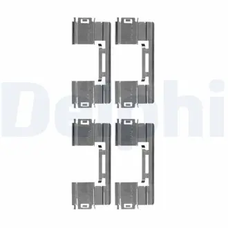 LX0551 Гальмівні колодки (монтажний набір) DELPHI підбір по vin на Brocar