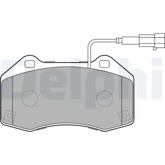 LP2280 Гальмівні колодки, дискове гальмо (набір) DELPHI підбір по vin на Brocar