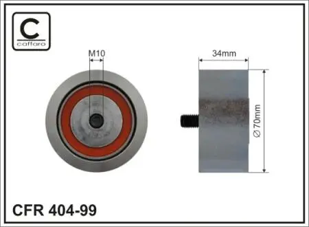 40499 Ролік CAFFARO підбір по vin на Brocar
