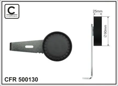500130 Ролик ручейкового ремня Peugeot Boxer,Citroen Jumper,Berlingo,Fiat2.0 CAFFARO подбор по vin на Brocar