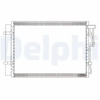 CF20303 Конденсатор, кондиционер DELPHI подбор по vin на Brocar