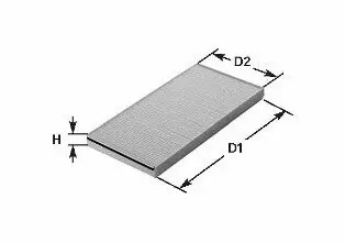 NC2134CA Фильтр, воздух во внутренном пространстве CLEAN FILTERS подбор по vin на Brocar