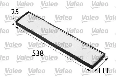 698247 Фільтр салону VALEO підбір по vin на Brocar