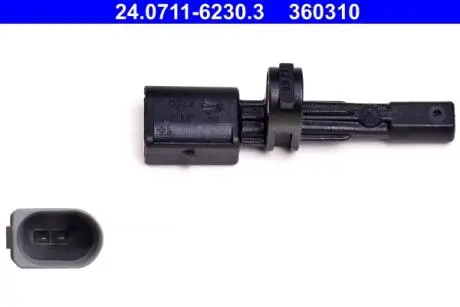 24071162303 Датчик ABS задній VW Caddy 04- ATE підбір по vin на Brocar