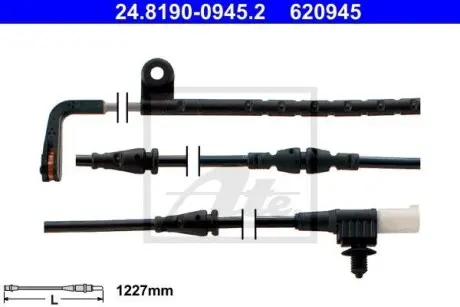 24819009452 Датчик зносу колодок ATE підбір по vin на Brocar