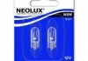 N50102B Автолампа Neolux n50102b W5W W2,1x9,5d 5 W прозрачная NEOLUX підбір по vin на Brocar