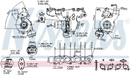 93131 Турбіна NISSENS підбір по vin на Brocar