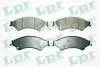05P1768 Комплект гальмівних колодок, дискове гальмо LPR підбір по vin на Brocar