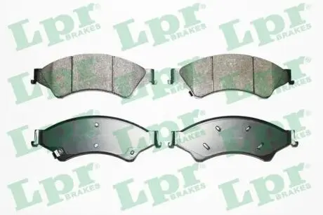 05P1768 Комплект гальмівних колодок, дискове гальмо LPR підбір по vin на Brocar