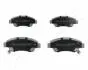 5004435 Гальмівні колодки дискові перед. Honda Civic 1.6i 87-94/ 1.4-1.6i 94- /Rover 400 -95 ASHIKA підбір по vin на Brocar