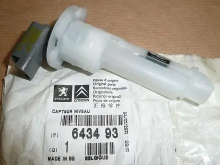 643493 CZUJNIK POZIOMU PŁYNU SPRYSK.PSA PEUGEOT/CITROEN подбор по vin на Brocar