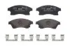 P59076X Тормозные колодки дисковые BREMBO підбір по vin на Brocar
