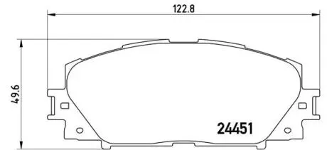 P83106 Гальмівні колодки дискові BREMBO підбір по vin на Brocar
