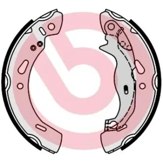 S24548 Тормозные колодки барабанные Brembo BREMBO підбір по vin на Brocar