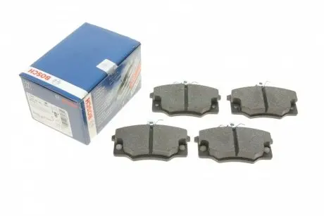 0986468380 Колодки гальмівні (передні) Renault 12 70-76/Fiat Punto/Panda 93-06 BOSCH підбір по vin на Brocar