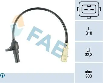 79084 Датчик положення колінчастого вала (вир-во FAE) FAE підбір по vin на Brocar