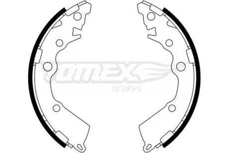 2318 Гальмівна колодка. TOMEX підбір по vin на Brocar