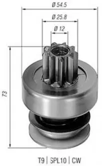 AMB0085 Бендикс (z=9) DB OM615 75-80 MAGNETI MARELLI подбор по vin на Brocar