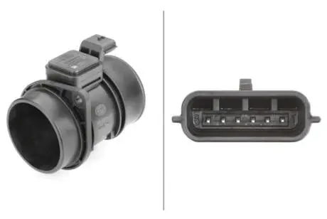 8ET009142131 Витратомір повітря Opel Movano 03-10, Vivaro 01- Ranault Kangoo 07-, Megane 05-09, Scenic 05- HELLA підбір по vin на Brocar