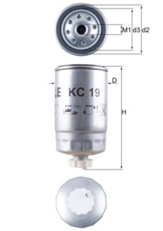 KC19 Фільтр палива MAHLE / KNECHT підбір по vin на Brocar