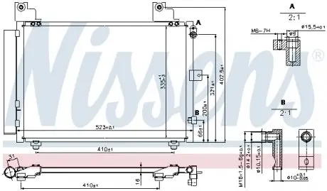 940359 Конденсатор, кондиционер NISSENS подбор по vin на Brocar