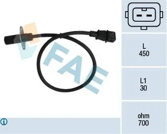 79001 Датчик частоти обертання, управління двигуном FAE підбір по vin на Brocar