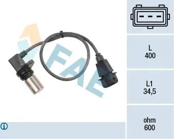 79072 Датчик частоти обертання, управління двигуном FAE підбір по vin на Brocar